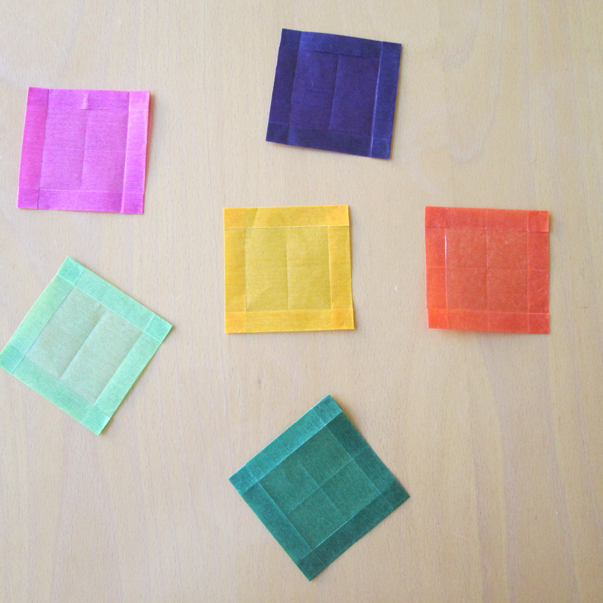 5 Color Kite Paper Squares